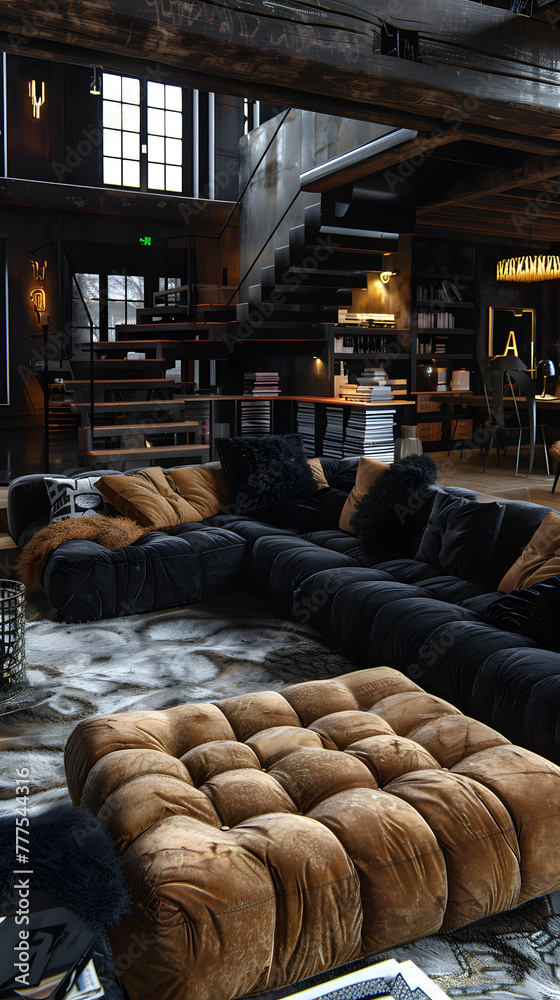 Obraz premium elegant_and_classy_super_modern_arabesque_interior