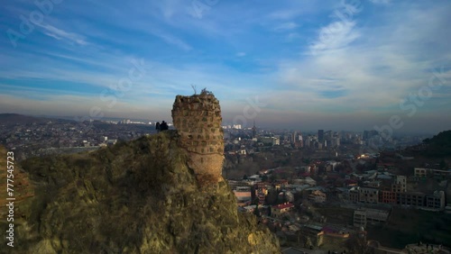 Narikala fortress in Tbilisi. Georgia photo