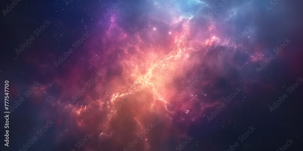 galaxy generation, nebula huge space view ,abstract background celestial bodies and cosmic elements.

