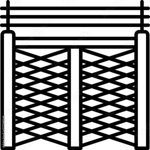 Perimeter Fence Icon
