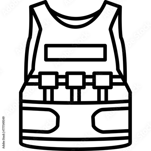 Bulletproof Vest Icon