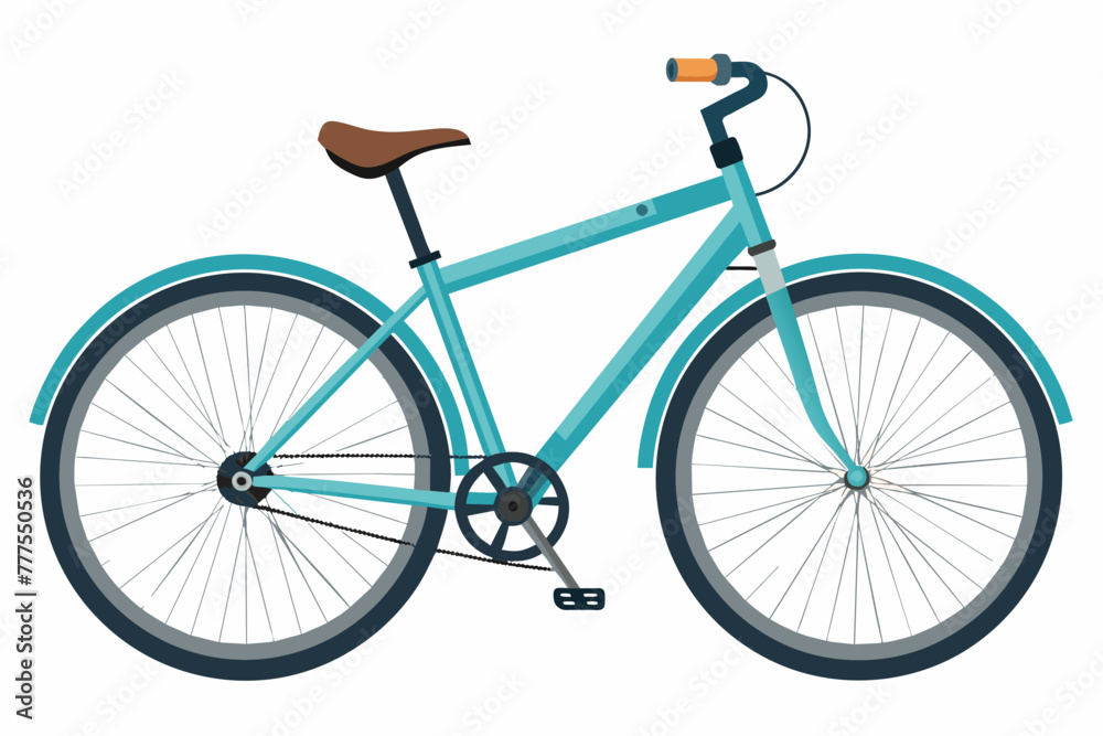  bicycle vector art illustration