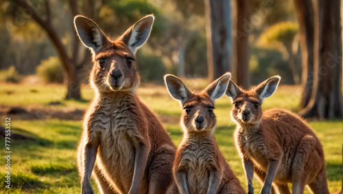 Cute kangaroo in Australia