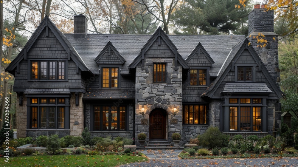 Exterior Tudor house styles are characterized by steeply pitched roofs, decorative half-timbering, and brick or stucco exteriors, exuding timeless charm.
Exterior Tudor house styles are characterized by steeply pitched roofs, decorative half-timbering, and brick or stucco exteriors, exuding timeless charm.