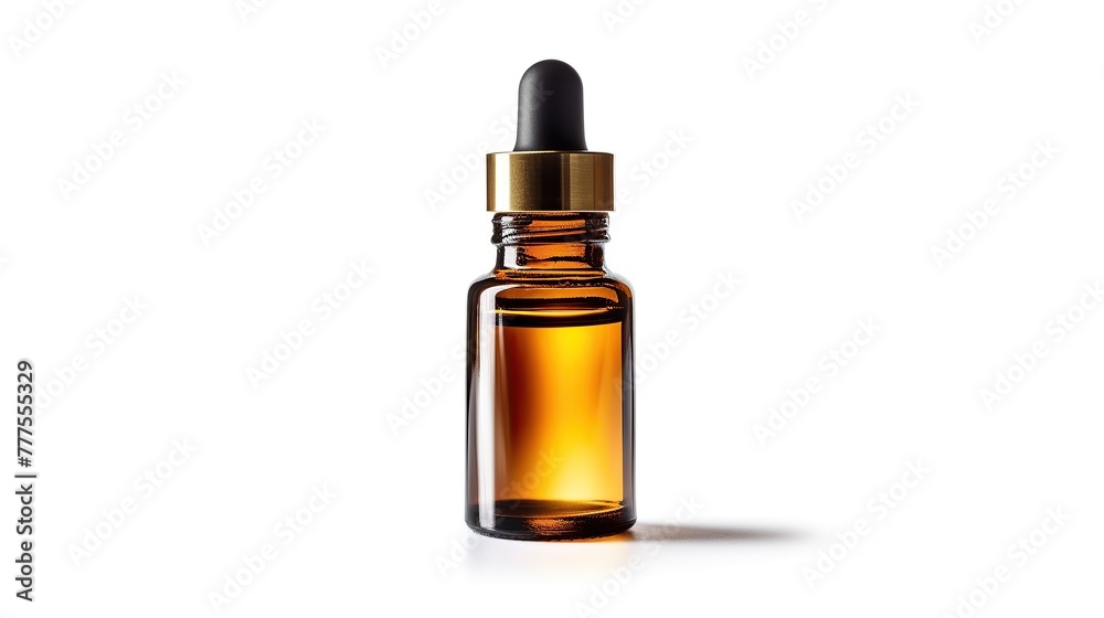 A Dropper bottle isolated on white background Generative AI
