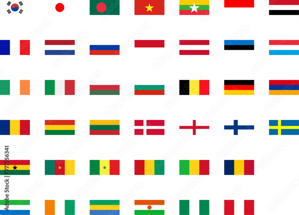 world flag world flag