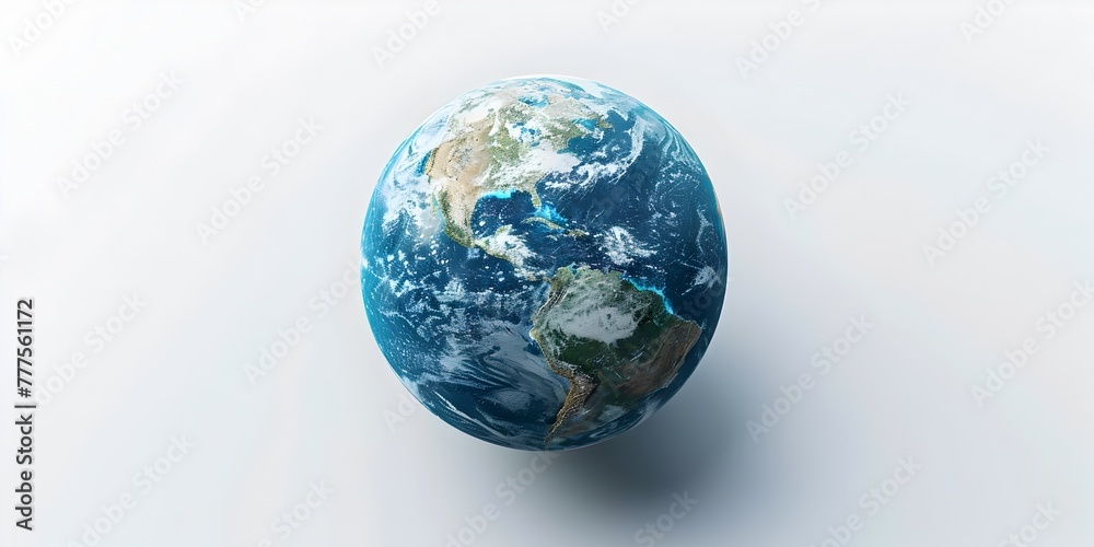 Fototapeta premium Immersive Simulation of Earth s Environments and Beyond A Futuristic Digital