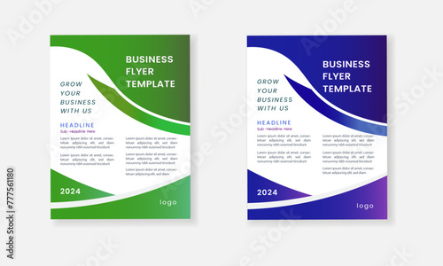 Modern Corporate Flyer Design Template.