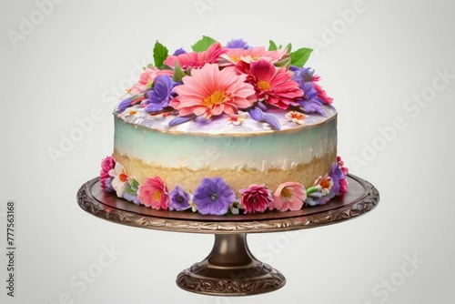 Petals and Pastries  Spring Cake Delight