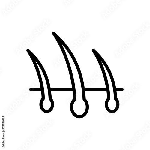 Hair removal icon