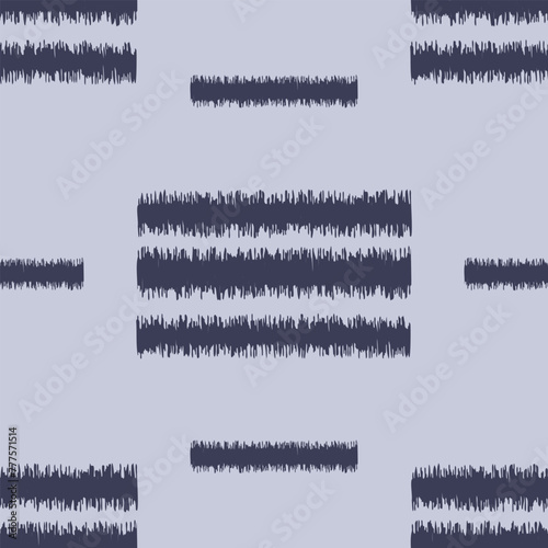 Seamless vector ikat geometric ikat pattern.