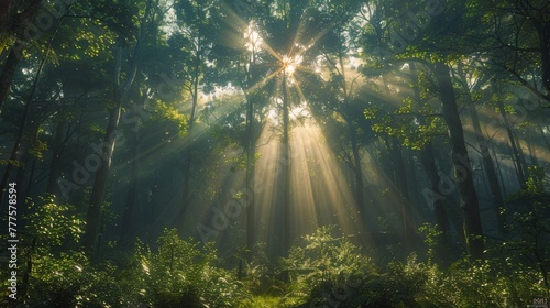 Lush Green Forest Landscape