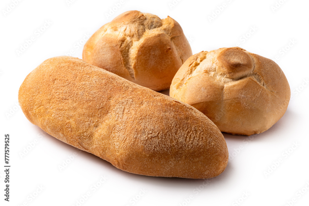 Filone e rosette, tipico pane italiano, gastronomia europea Filone e rosette, tipico pane italiano, gastronomia europea