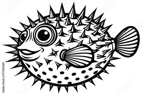 fugu pufferfish vector