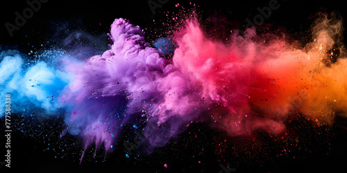 Colors vibrates colors de Holi polos photo