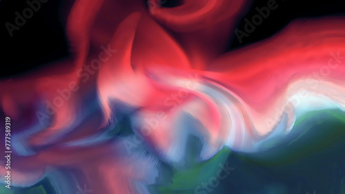abstract colorful background with smoke , Red background