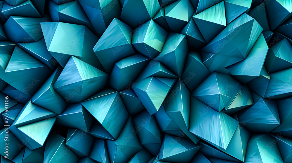 A blue background with many blue triangles A blue background with many blue triangles