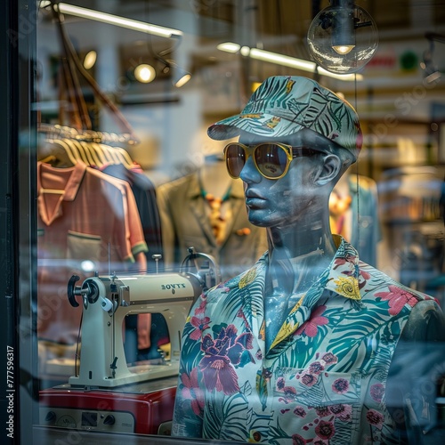 mannequin in shop in Africa