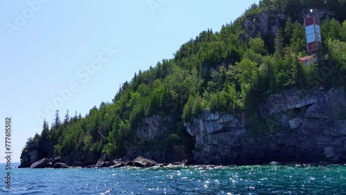 Island cliffside