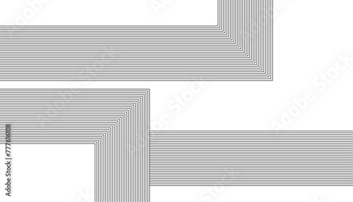 Abstract Hipster Lines Background. Vector Design.