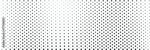 Background with monochrome dot texture. Polka dot pattern template. Background with black dots - stock vector dots
