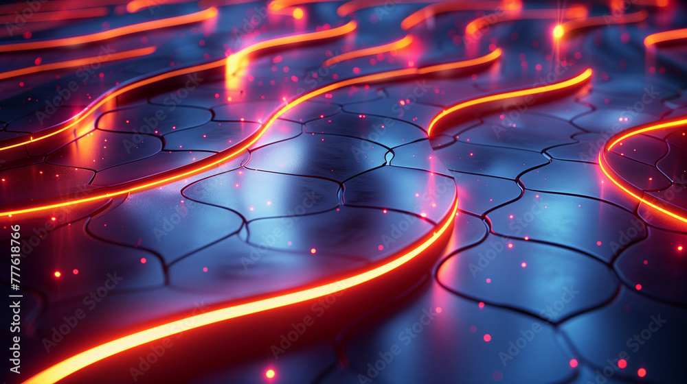 3d render of glowing futuristic background 3d render of glowing futuristic background