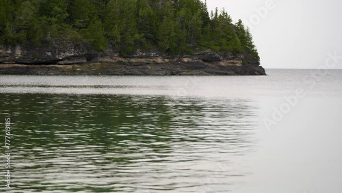 Lake near woods