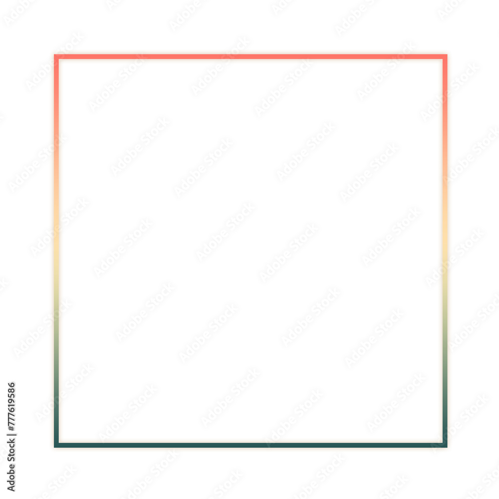 Neon square frame Neon square frame