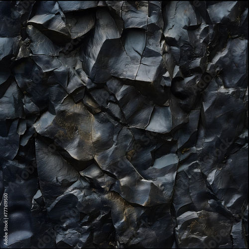 Dark Textured Stone Wall for Background or Design Element