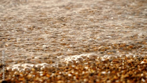 background of pebbles macro