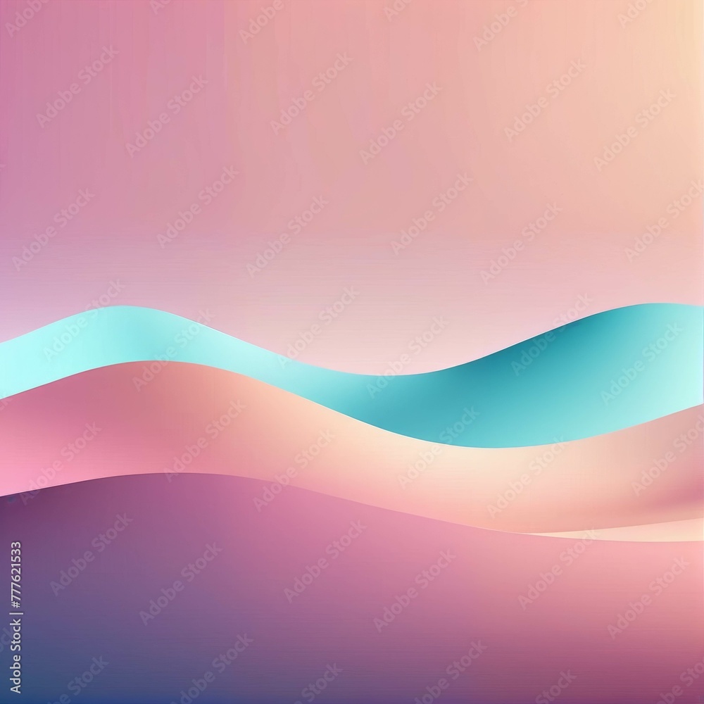 Pink and Blue Abstract Background With Waves Pink and Blue Abstract Background With Waves