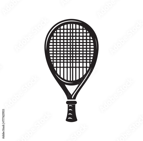 Squash racket vector illustration