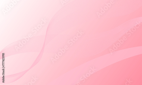 pink light with lines wave curves gradient abstract background