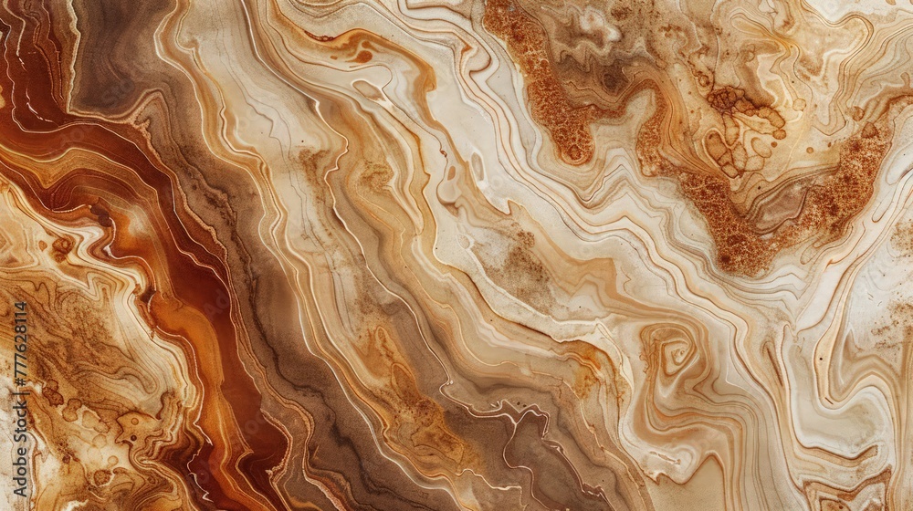 A marbled ink texture in a combination of warm earth tones, blending browns, tans, and creams. The patterns flow smoothly, creating a cozy and inviting background. A marbled ink texture in a combination of warm earth tones, blending browns, tans, and creams. The patterns flow smoothly, creating a cozy and inviting background.