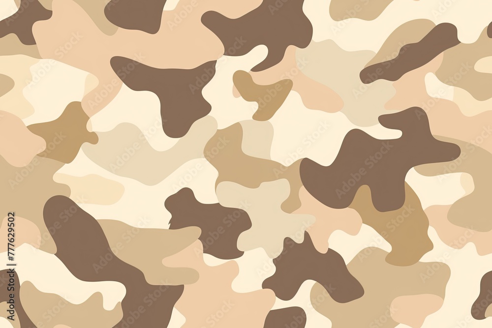 Beige and brown camouflage background.