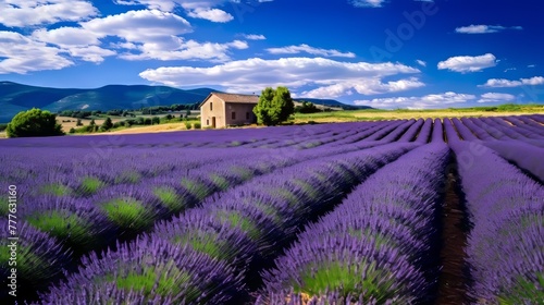 Lavender flowers creating a calming scene