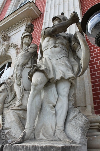 Potsdam, monumentale Figuren am Neuen Palais photo