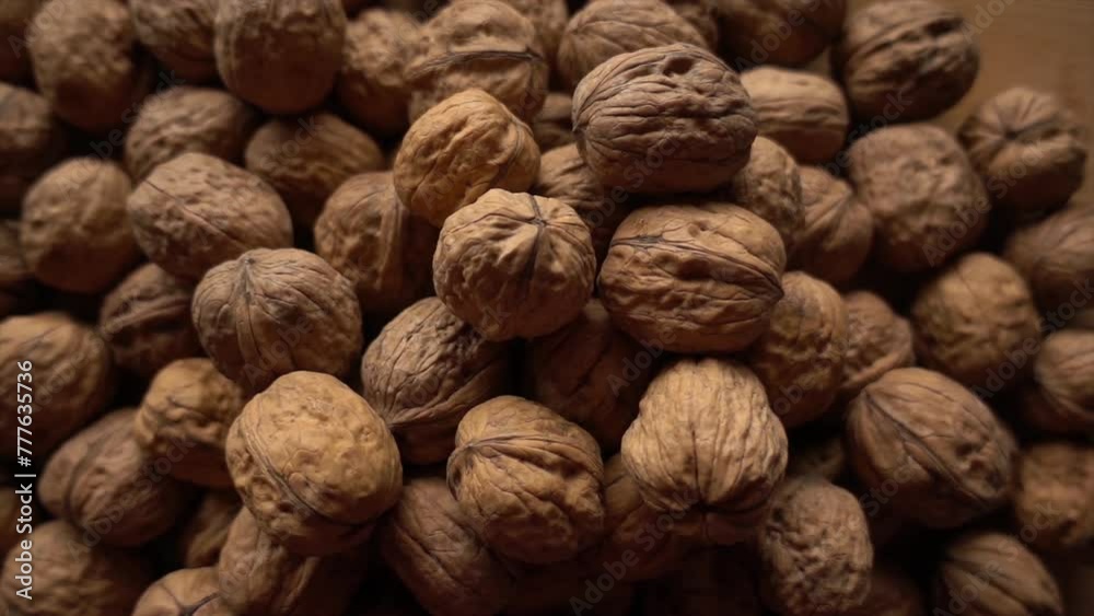 Pile of Walnut in Shell Background Pile of Walnut in Shell Background