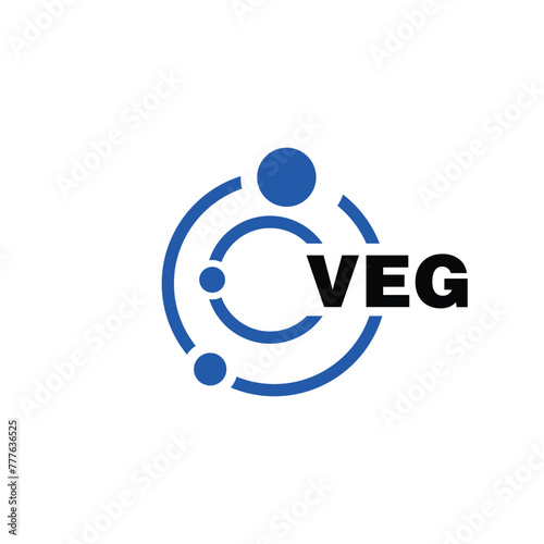 VEG letter logo design on white background. VEG logo. VEG creative initials letter Monogram logo icon concept. VEG letter design