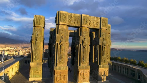 The architectural complex of the sculptor Zurab Tseriteli, Chronicles of Georgia, located in the city of Tbilisi.