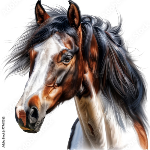 Portrait of nice horse, irish cob