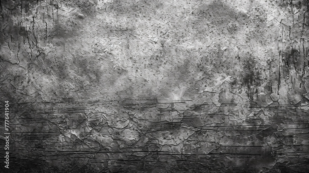 Obraz premium A grey wall with a rough texture.