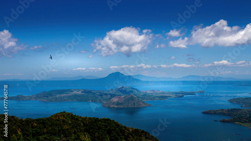 Paysage Volcanique depuis Tagaytay aux Philippines