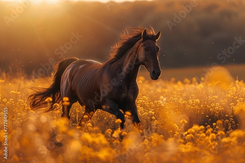 horse in the field © paul
