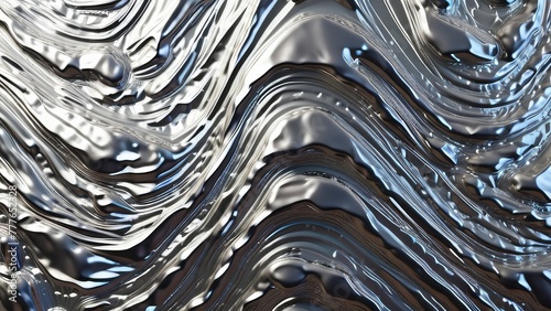 silver foil texture photo