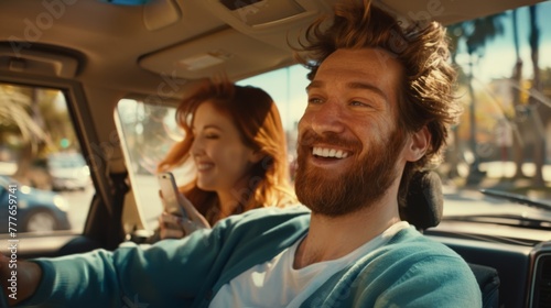 The Couple Enjoying a Roadtrip