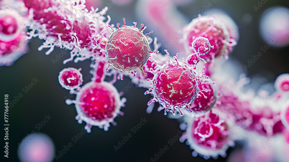 Staphylococcus (staph) is a group of bacteria under the microscope. 3d visualization. Staphylococcus (staph) is a group of bacteria under the microscope. 3d visualization.