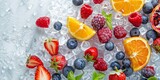 Assorted Fresh Fruit on Chilled Ice