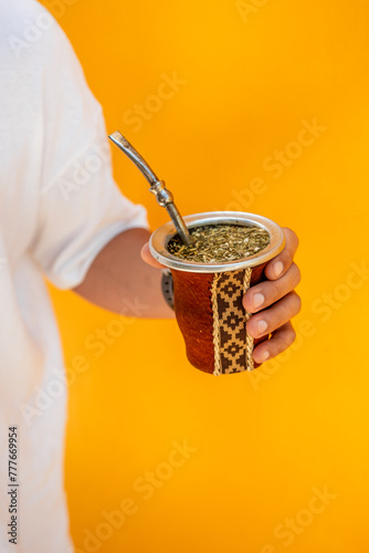 Yerba Mate Tea Close Up photo