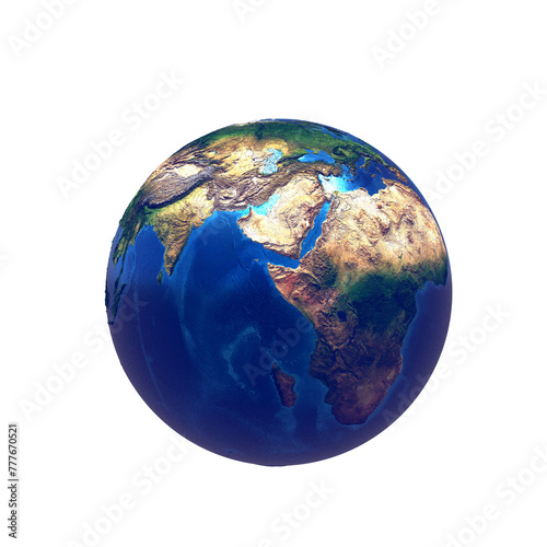 realistic earth transparent image 3d rendering illustration